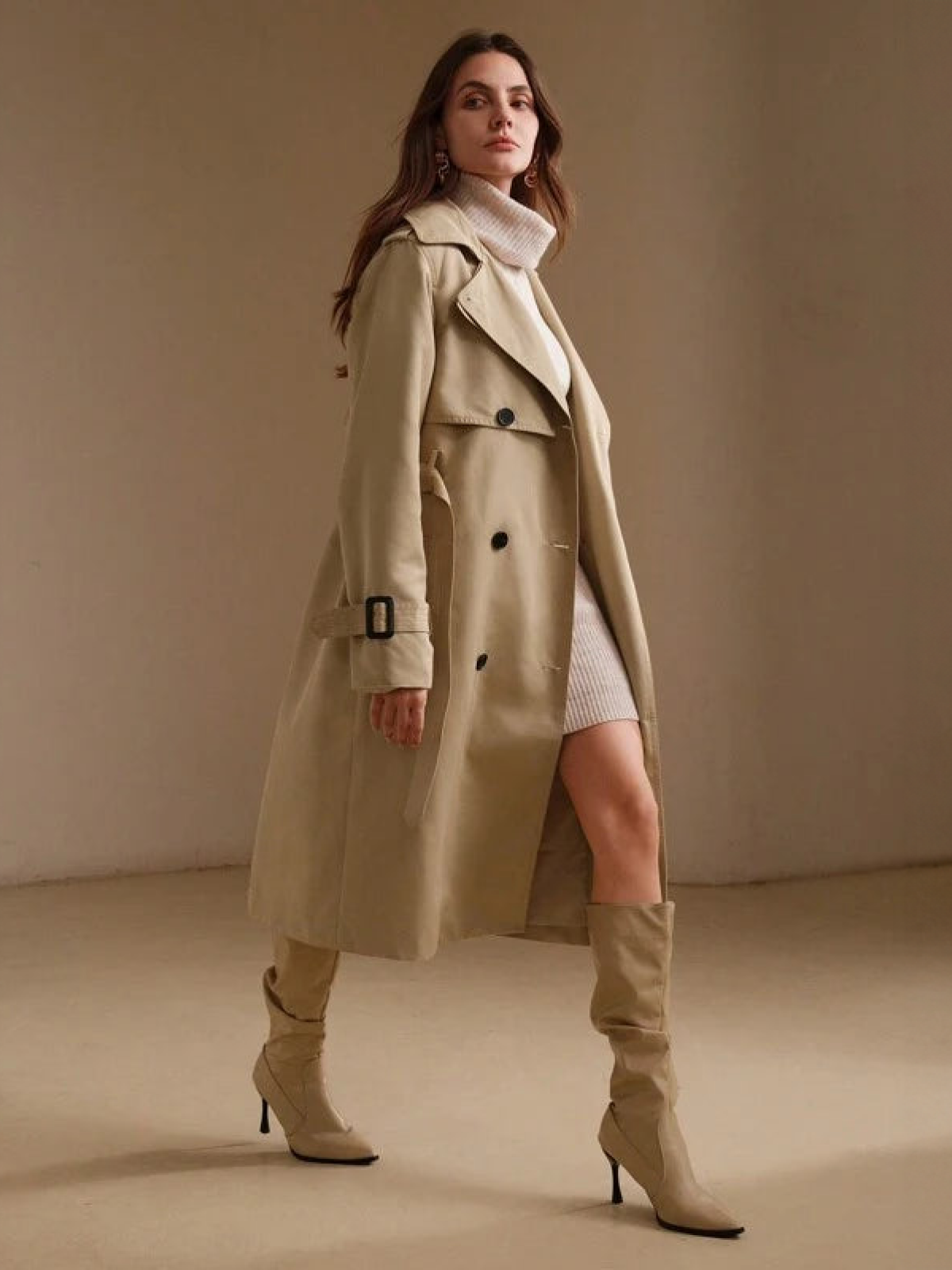 Jacqueline - Long Luxurious Coat